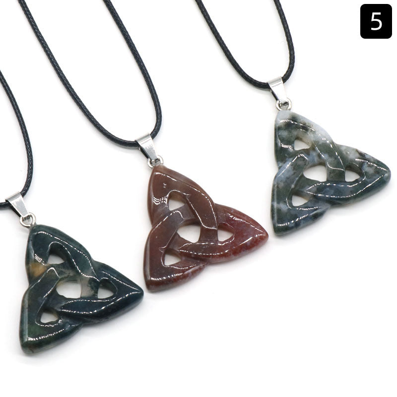 Wholesale Hollow Triangle Shape Pendant ACC-PT-KeSuo008
