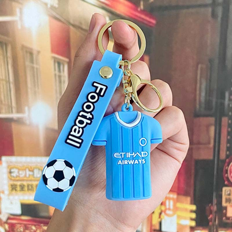Wholesale Cartoon Jersey PVC Soft Keychain Creative Keychain ACCVIP-KC-XJY002