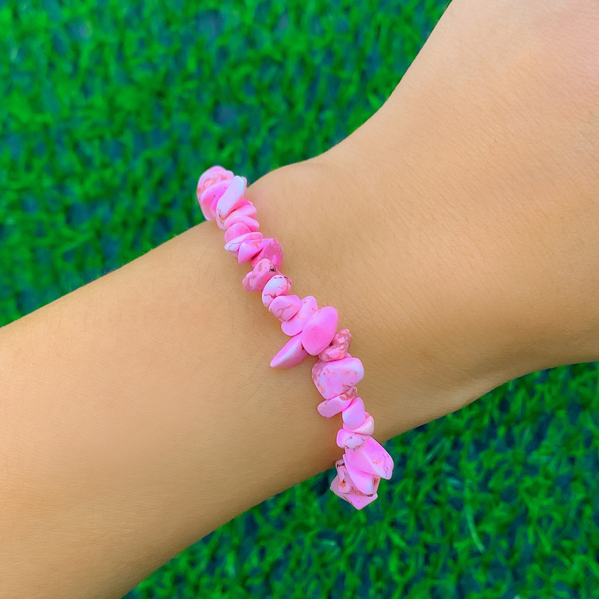 Wholesale Boho Gravel Stretch Bracelet Bohemian ACC-BT-DN002