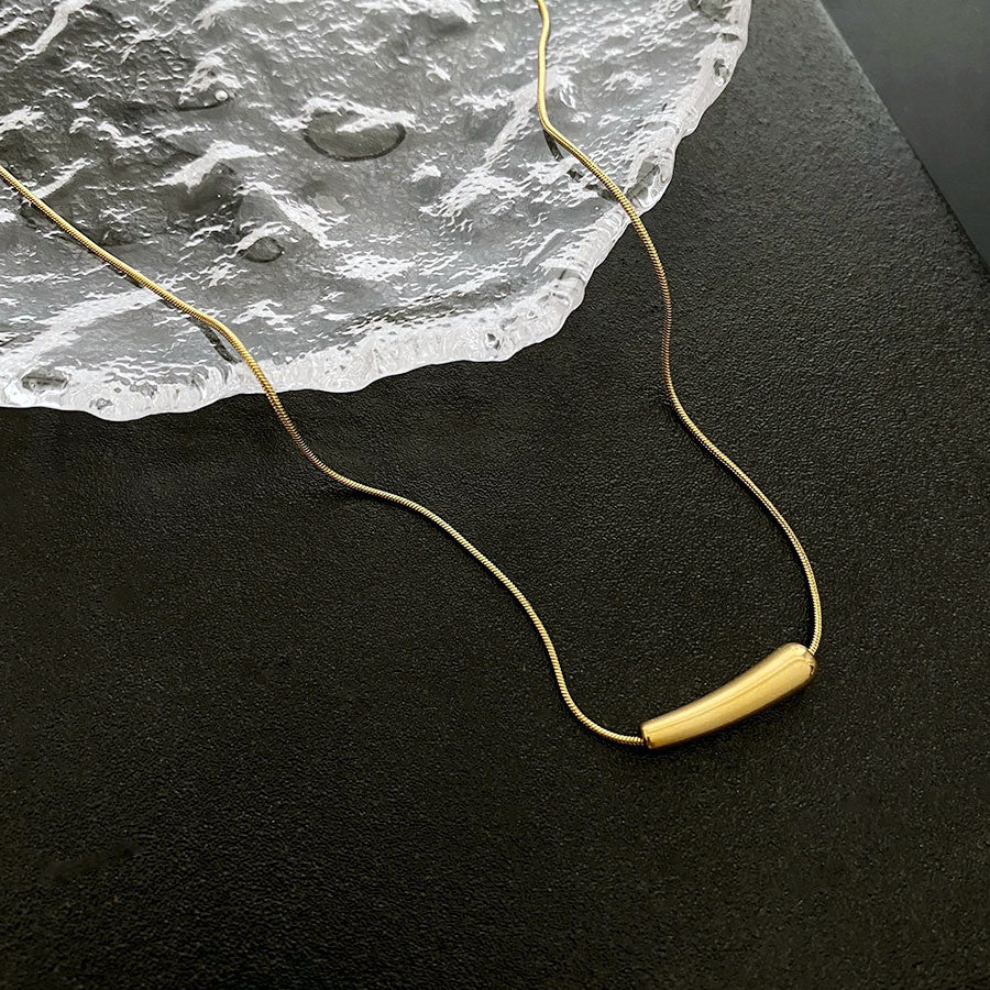 Wholesale Titanium Steel Necklace Rose Necklace ACC-NE-Yuxi016