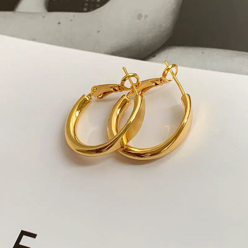 Wholesale Copper Plated 18K Gold Metal Wind Earrings ACC-ES-MiYe007
