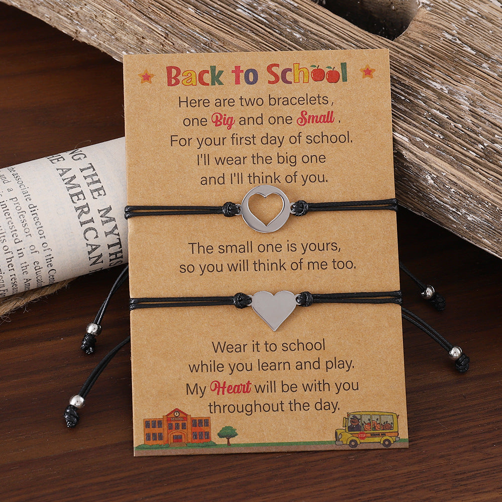 Wholesale Back to School Teacher's Day Love Braided Bracelet ACC-BT-zhiyu006