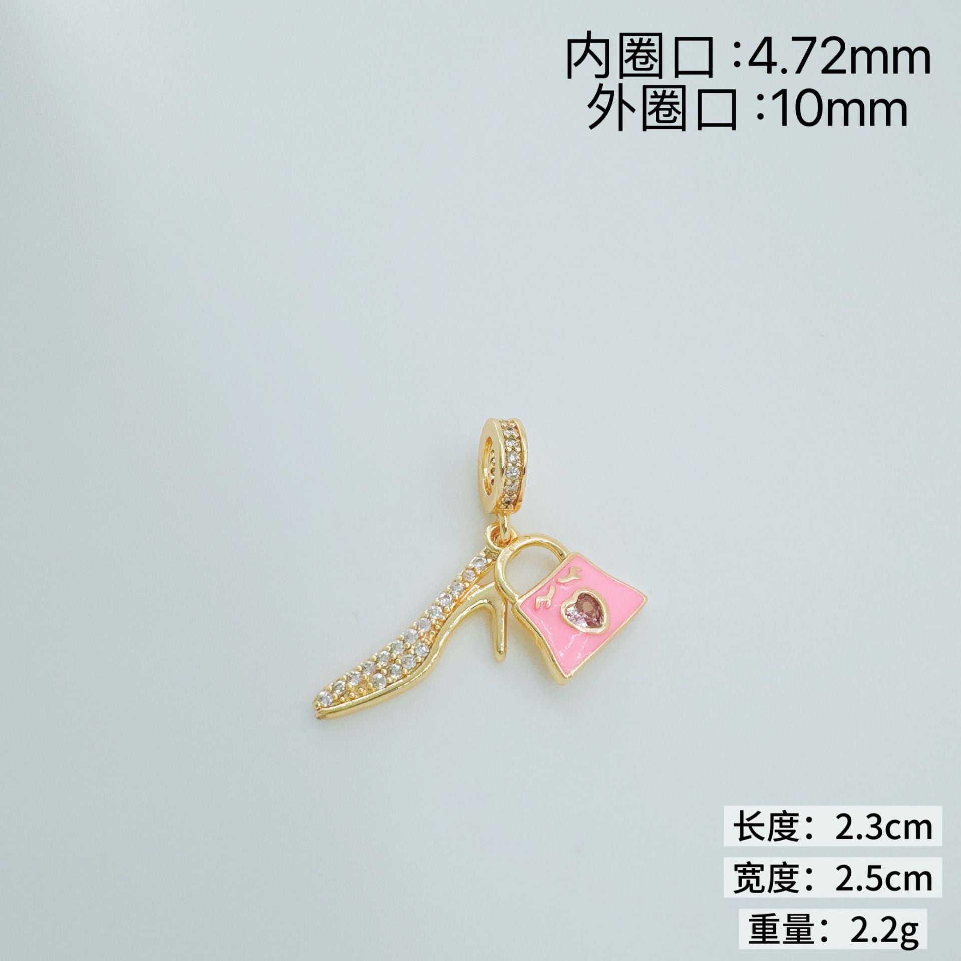 Wholesale Simple European Style Gold Plated Copper Necklace Pendant Fashion Accessory for Gift or Boutique Resale