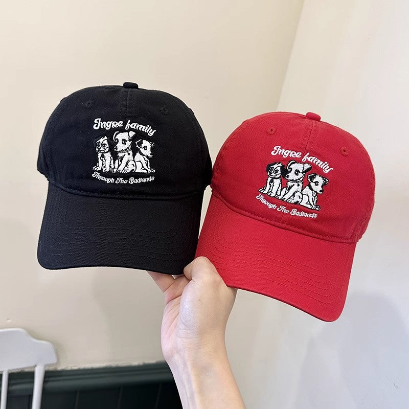 Wholesale Cute Cartoon Red Dalmatians American Vintage Baseball Cap