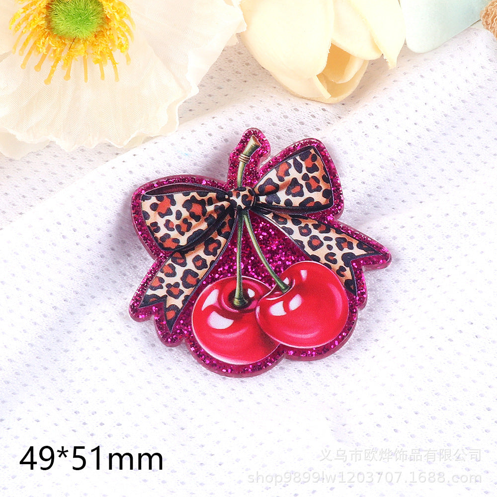 Wholesale 10pcs DIY Flatback cartoon letter pencil cute Acrylic Flatback Badge Reels Retractable Keychain DIY Accessories ACCVIP