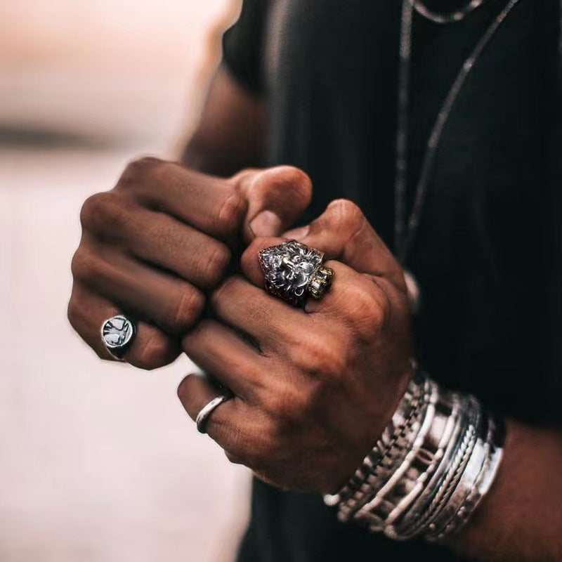 Wholesale Crown Zircon Opening Adjustable Rings