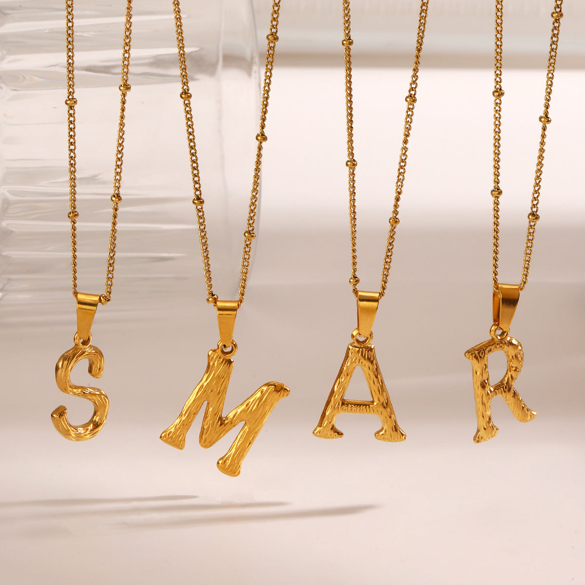 Wholesale Stainless Steel Fashion 26 Letter Necklace