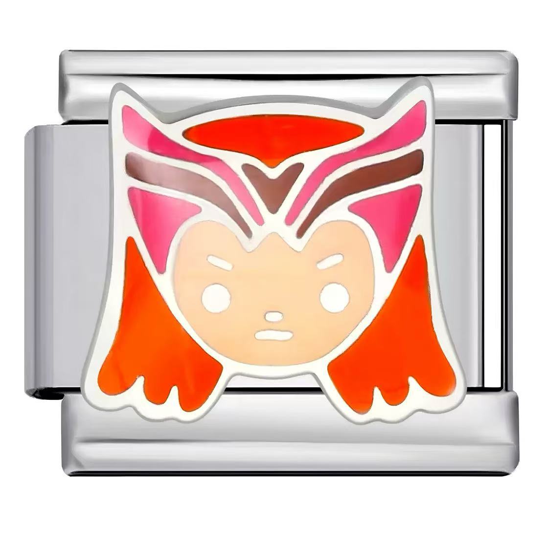 Bracelet de charme italien en gros 9 mm Éléments de héros d'épissage bricolage Bracelet composable en acier inoxydable Accvip