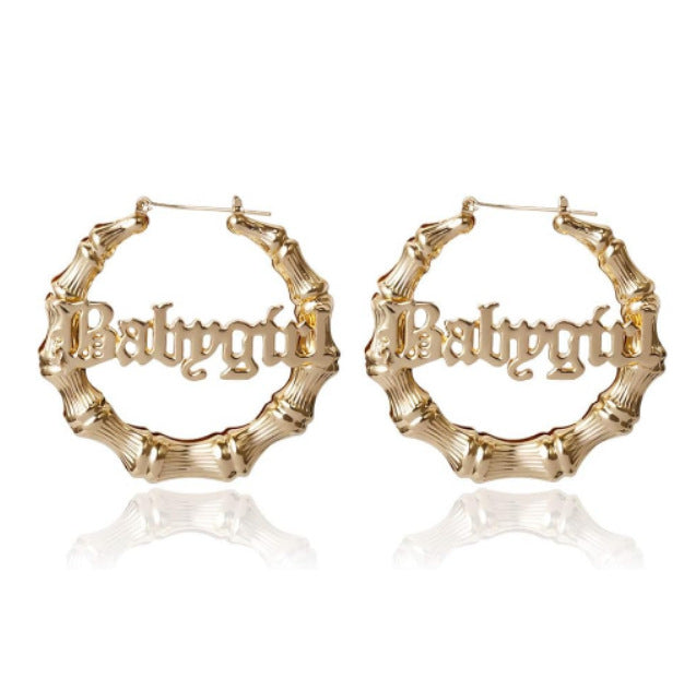 Wholesale Alloy  Luxury Large Earrings