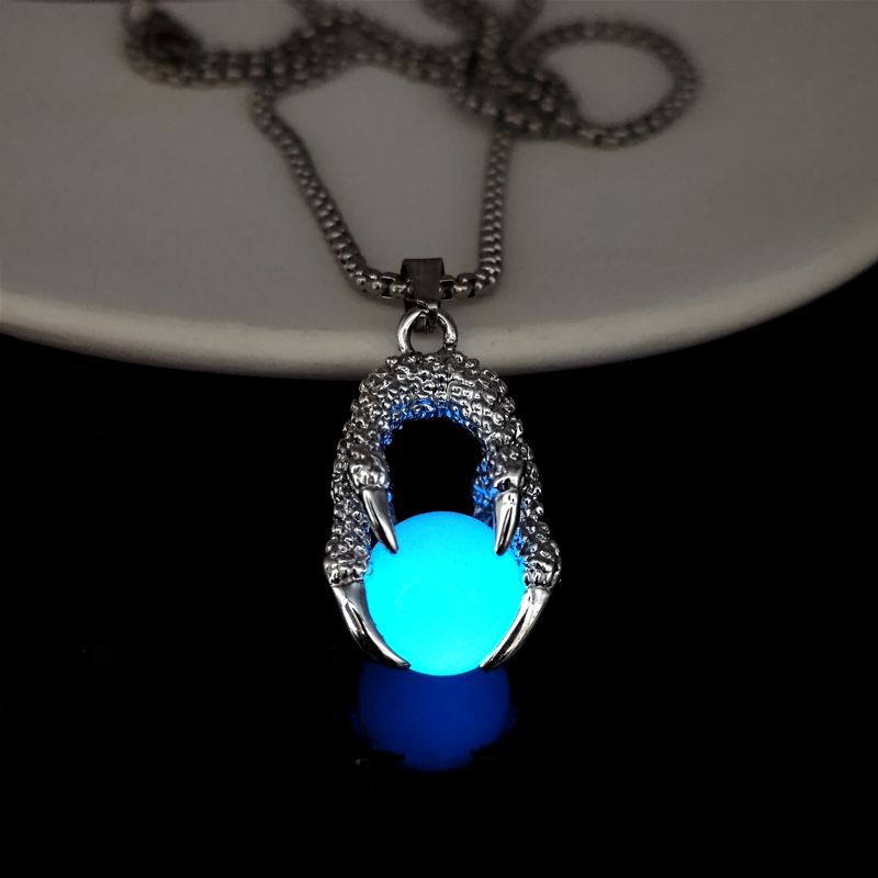 Wholesale Stainless Steel Luminous Dragon Claw  Men' s Pendant