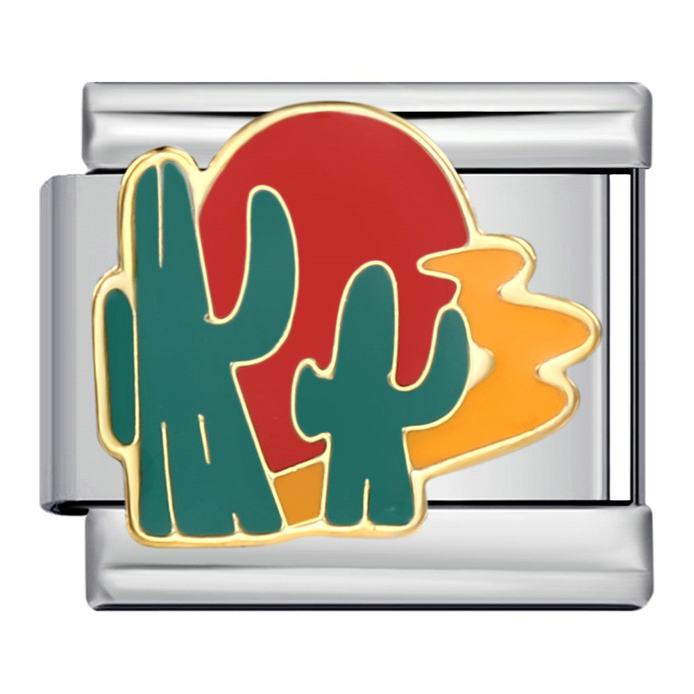 Wholesale Italian Charm Bracelet 9mm DIY Splicing Removable Stainless Steel Composable Bracelet