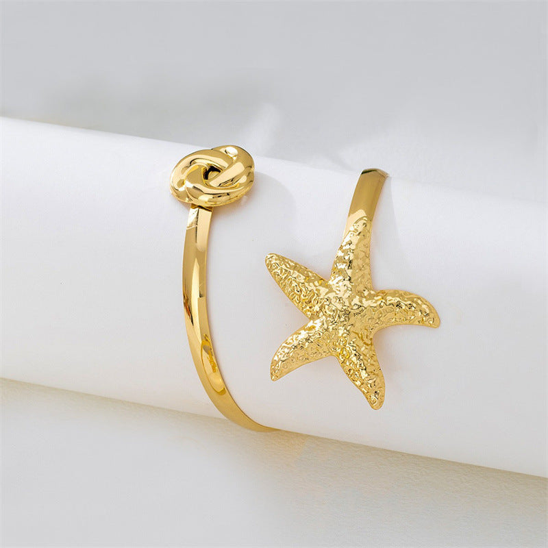 Wholesale Beach starfish bracelet adjustable ring starfish arm bracelet