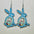 Wholesale Easter Cute Bunny Egg  Acrylic Earrings