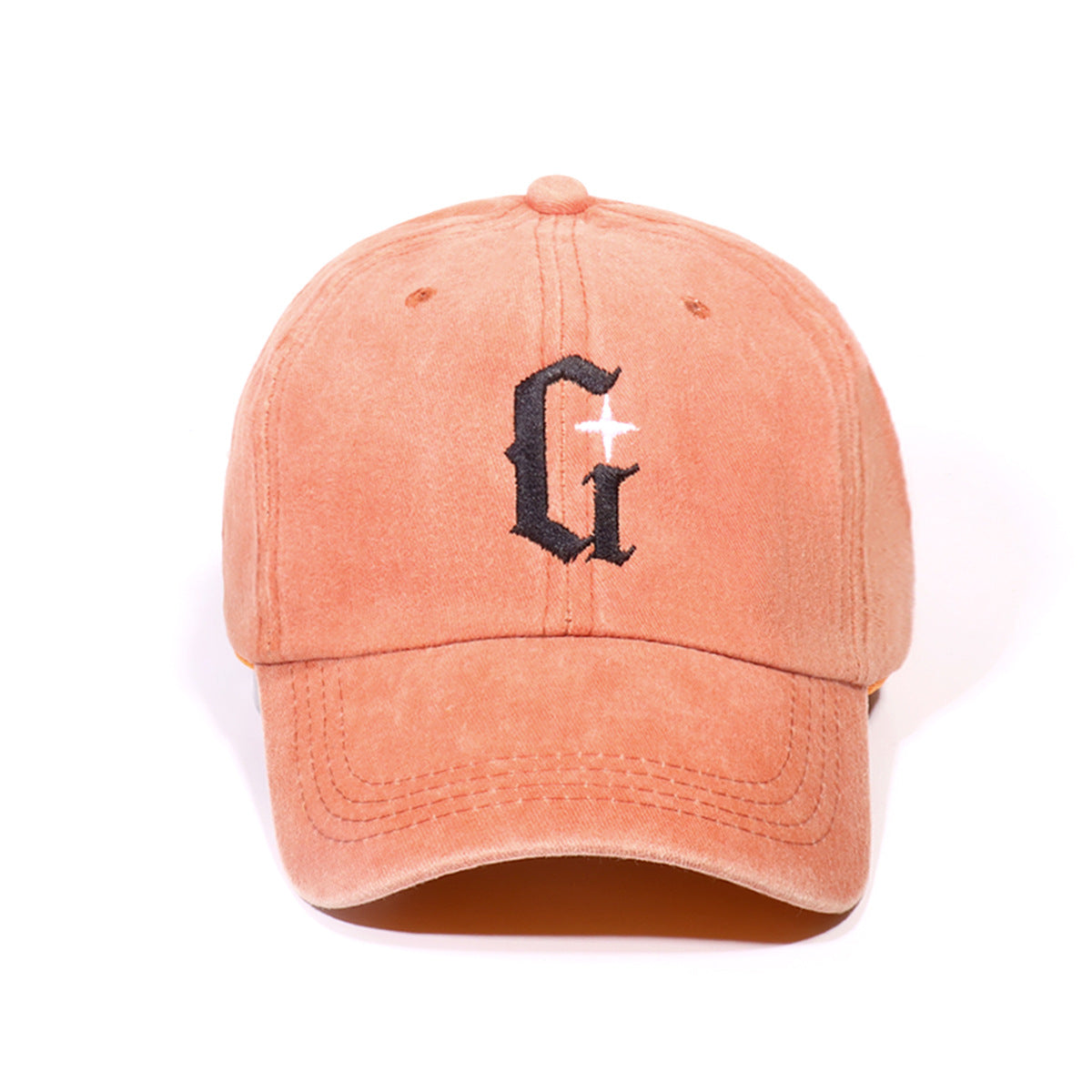 Wholesale Washed letter print baseball cap
