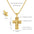 Wholesale  retro stainless steel necklace  cross pendant jewelry
