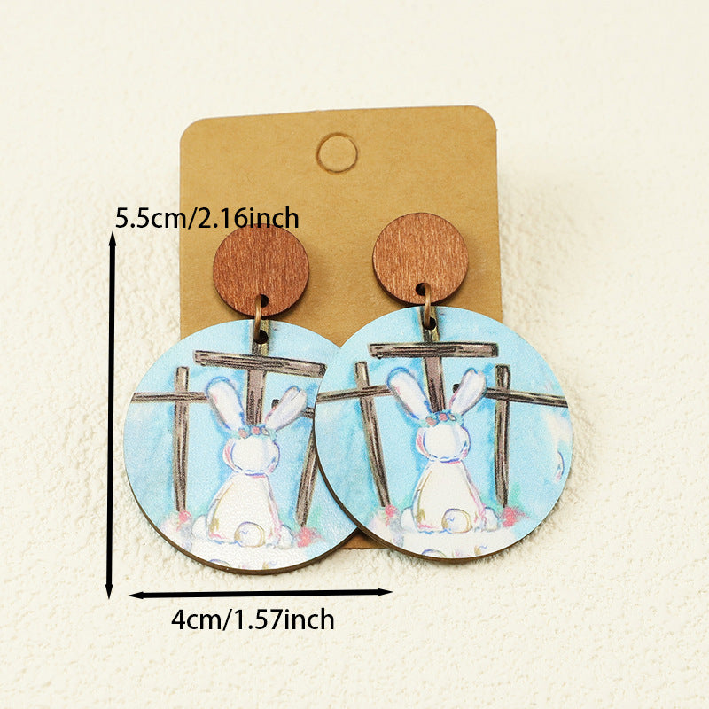 Wholesale Cute Balloon Popcorn Machine Colorful Women's Earrings