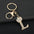 Wholesale  English letters encrusted diamond keychain