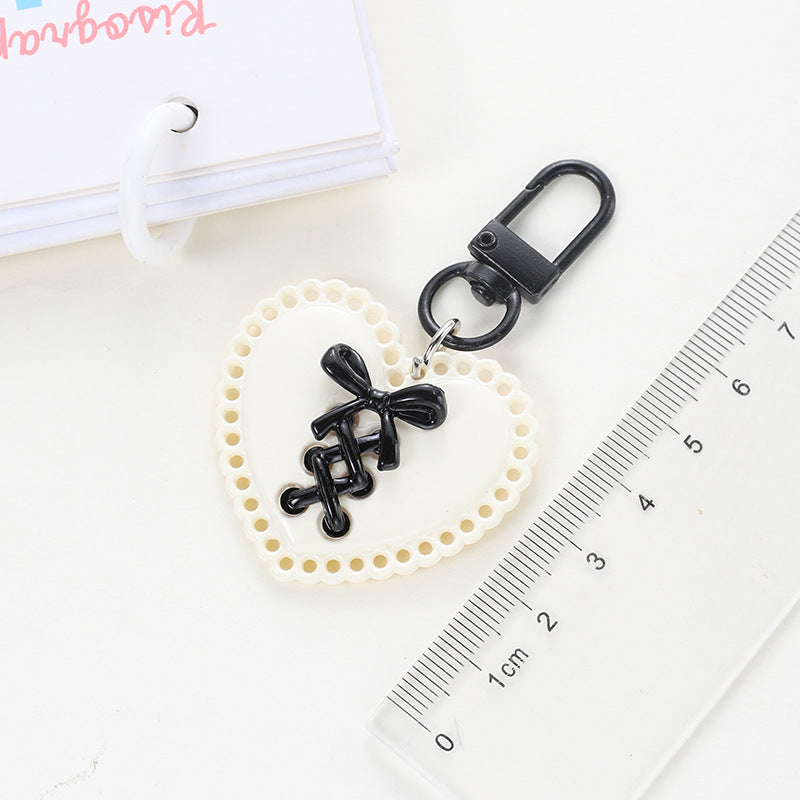 Wholesale Acrylic Personality Peach Heart Keychain