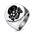 Wholesale  titanium steel  laser skull men's ring