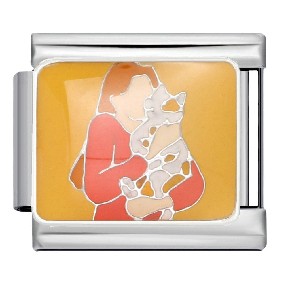 Bracelet de charme italien 5pcs 5pcs 9 mm BRACET DE CARTOONES ANIMALES CARTOONS ANIMAL