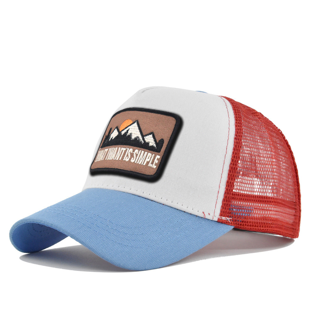 Wholesale Embroidered hill animal summer sunshade net hat