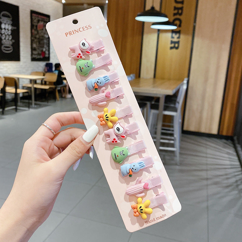 Wholesale Acrylic Cartoon cute  hairpin set