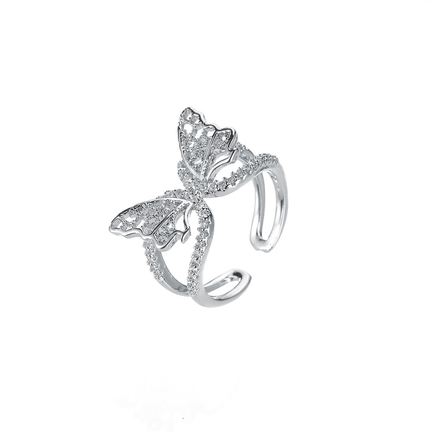 Wholesale Butterfly Ring Personality Niche Opening Ring