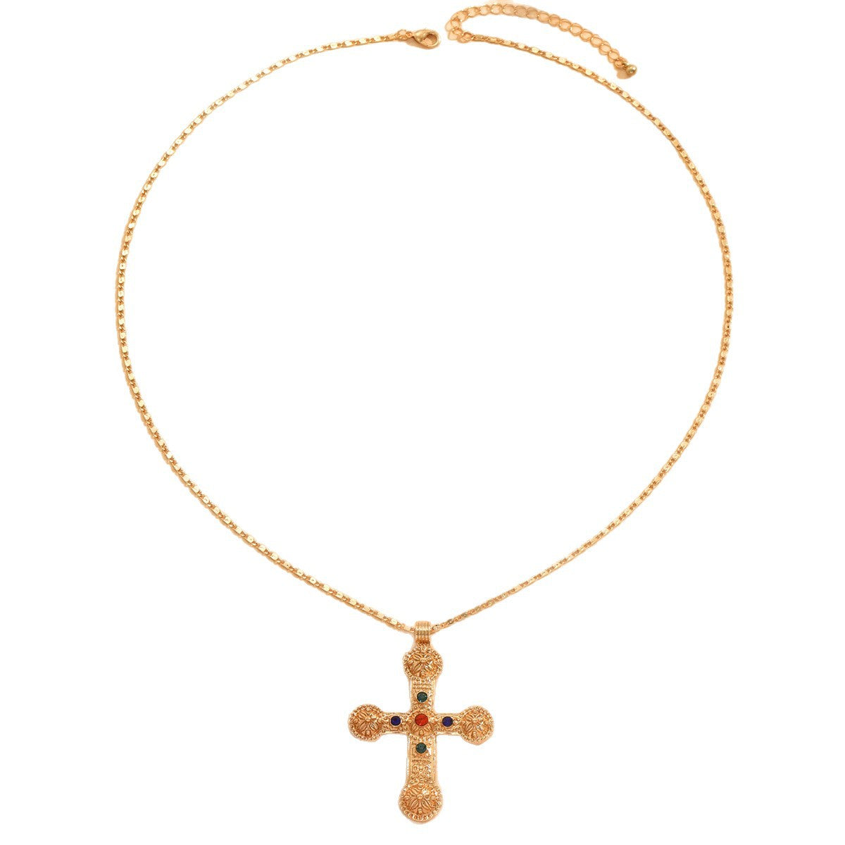 Wholesale cross pendant  alloy necklace