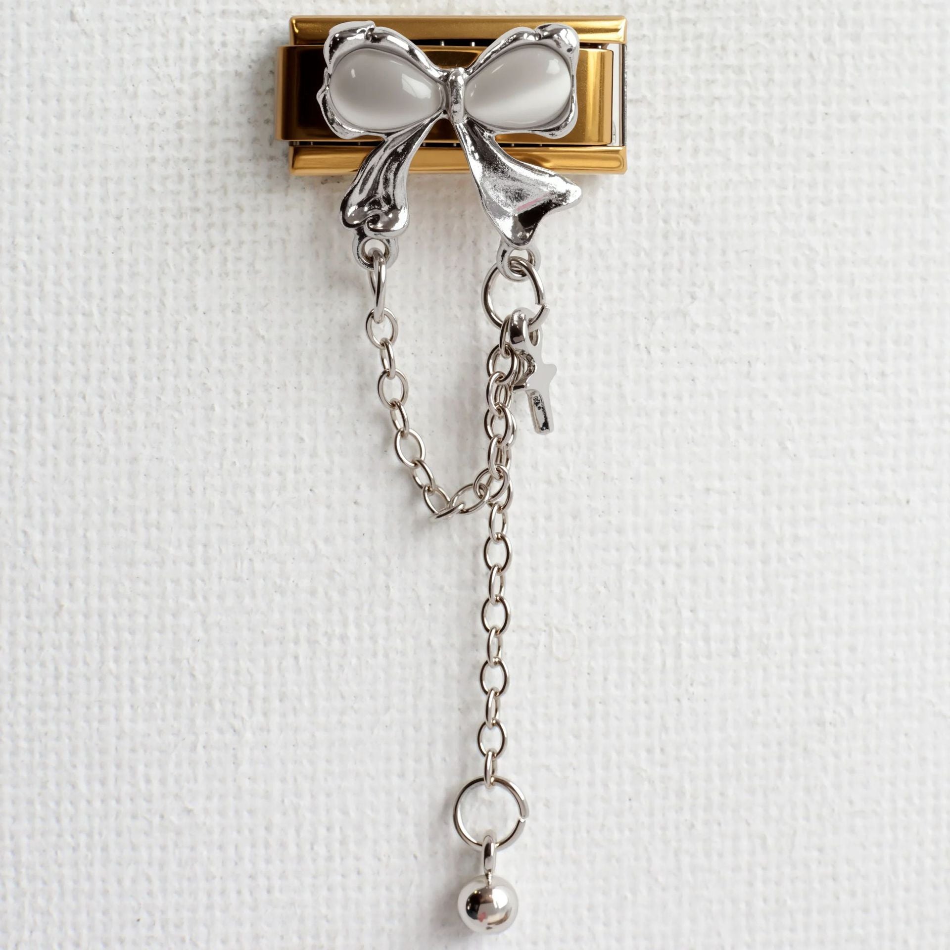 Wholesale 5pcs/pack Makeup &  Accessories Enamel Italian Charms Single Section Creative Stainless Steel Composable Bracelet