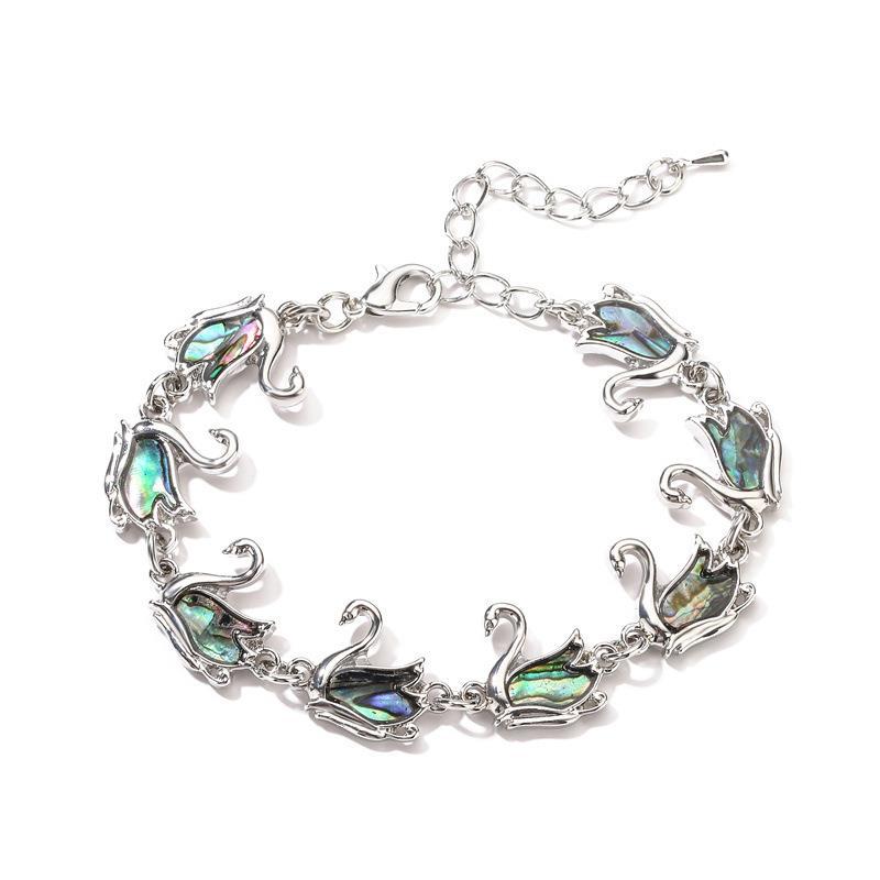 Wholesale Animals Whale Penguin Butterfly Shell Abalone Bracelet Anklet ACC-BT-Changx008