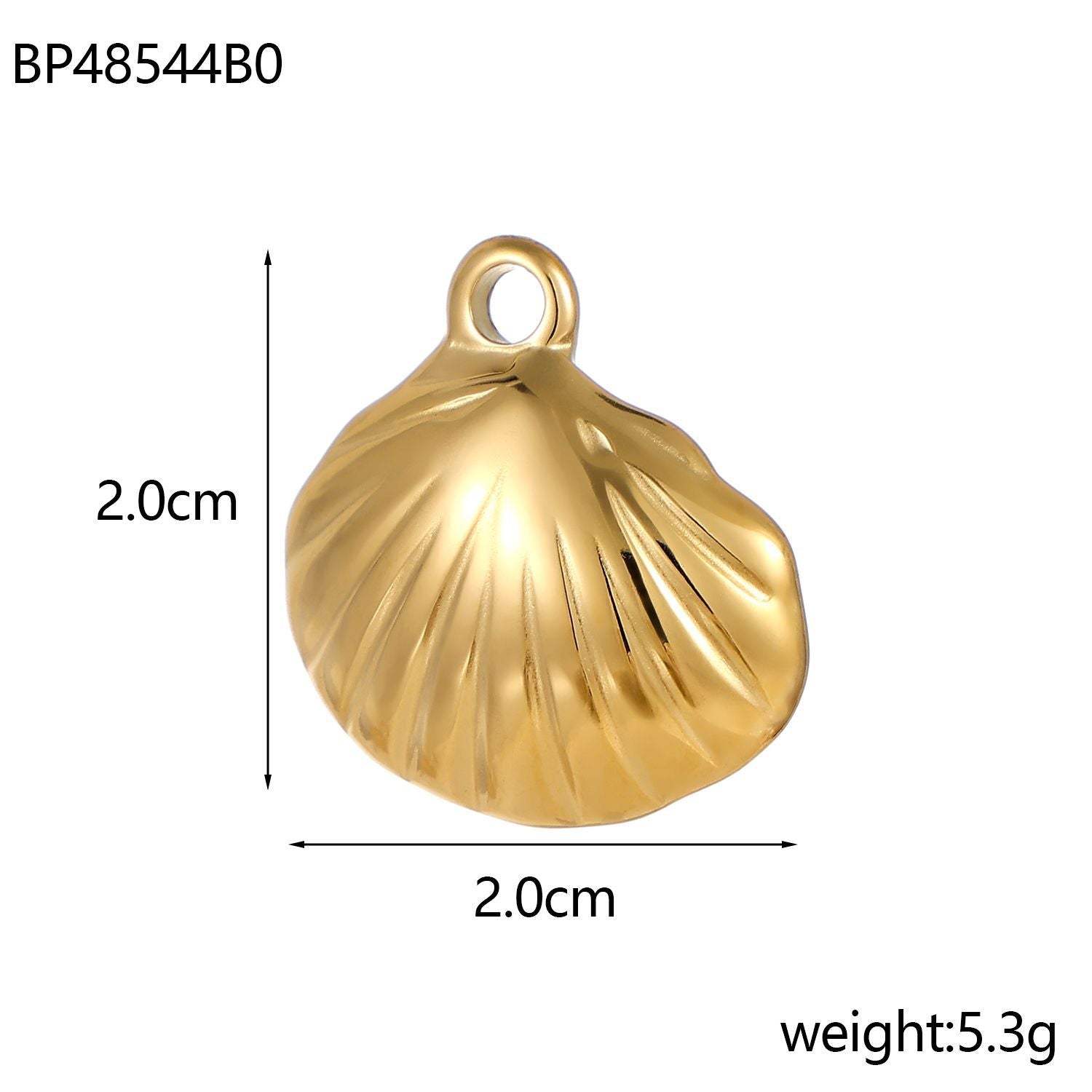 Wholesale Stainless Steel Mermaid Shell Star Sea Pendant