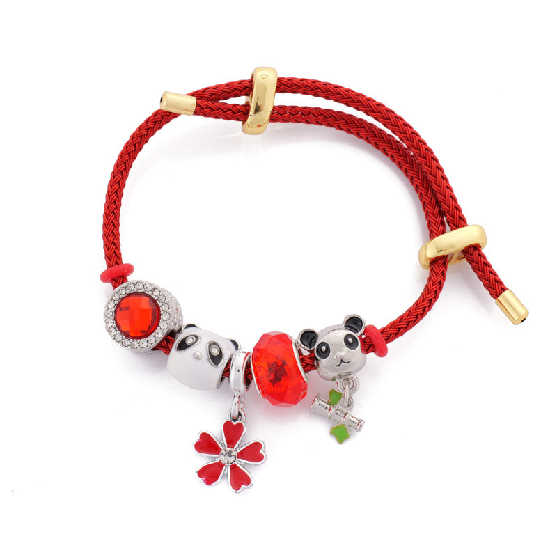 Wholesale Panda Bracelet DIY Removable Bracelet