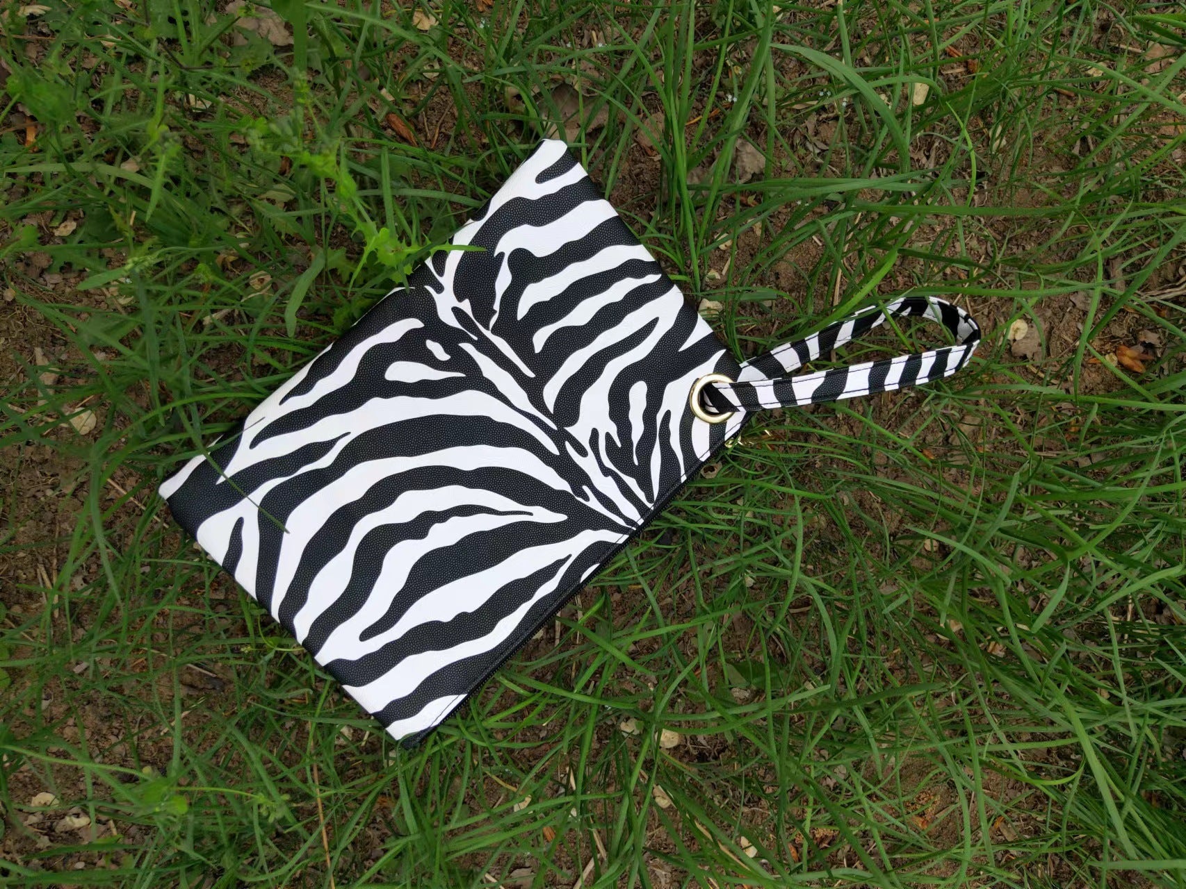 Wholesale Western Style Aztec Leopard Sunflower Clutch Cosmetic Bag Handbag ACC-HB-ChunYan001