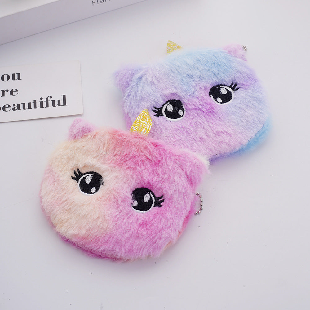 Wholesale children's cartoon cute plush wallet