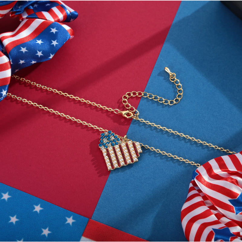 Wholesale American Independence Day necklace