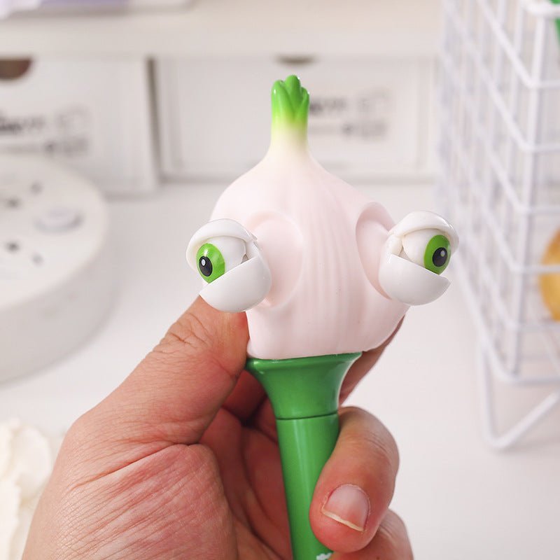 Wholesale  decompression pen creative garlic modeling pinch decompression pen ballpoint pen
