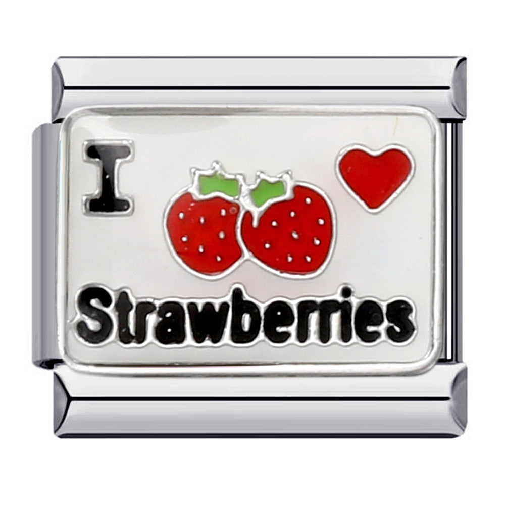 Wholesale Italian Charm Bracelet 9mm DIY Splicing Removable  Stainless Steel Composable Bracelet