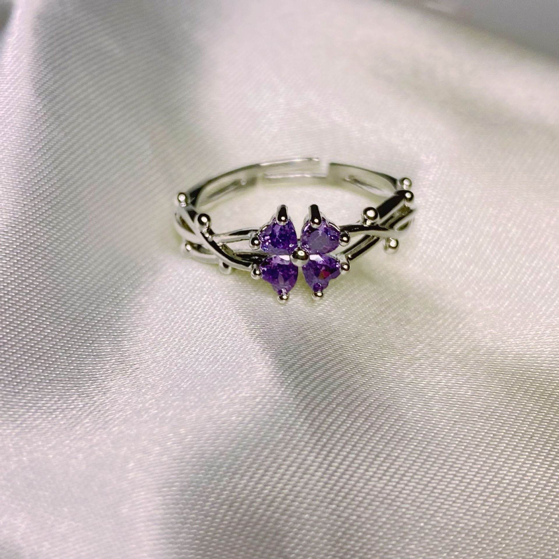 Wholesale Small Pearl Stretchable Adjustable Soft Chain Ring ACC-RS-Hanxi001