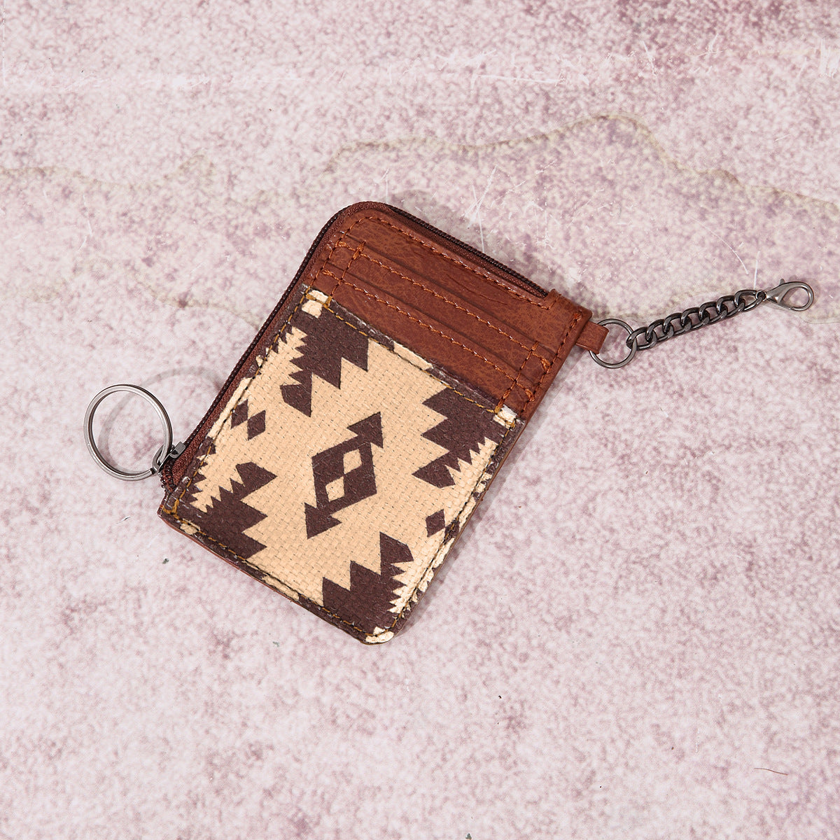 Wholesale Vintage Cotton and Linen Aztec Western Style Bohemian Card Holder Wallet