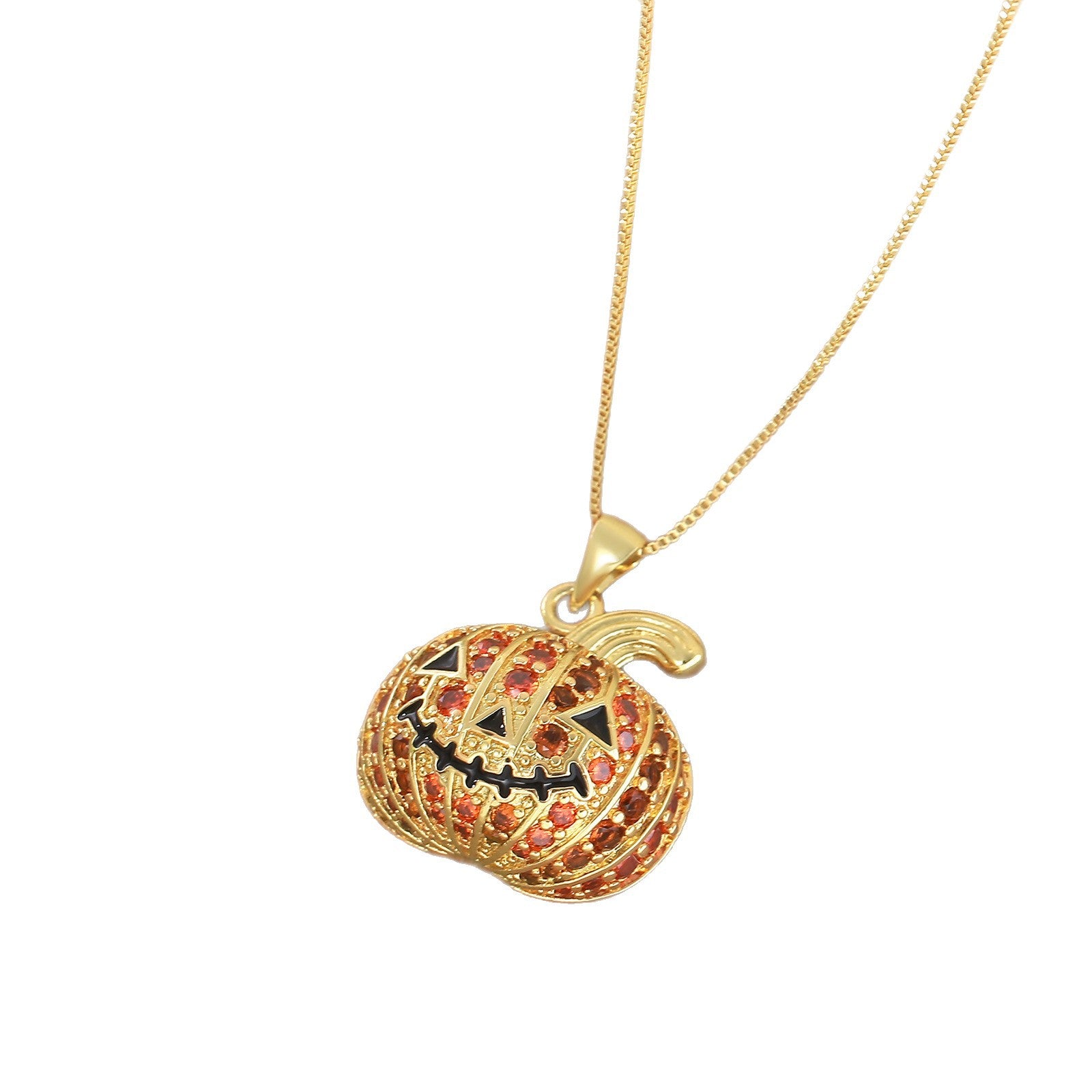 Wholesale Halloween Pumpkin Necklace