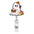 Wholesale Halloween Ghost Series Acrylic Retractable Rotating Badge Keychain