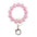 Wholesale  Creative DIY Valentine's Day Wooden Beads Beaded Bracelet Keychain