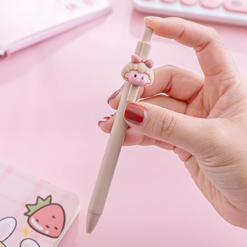 Wholesale Cartoon Rabbit Girl Press Pen