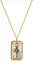Wholesale  Tarot Pendant Necklace Retro Ethnic Commemorative Painting Oil Pendant