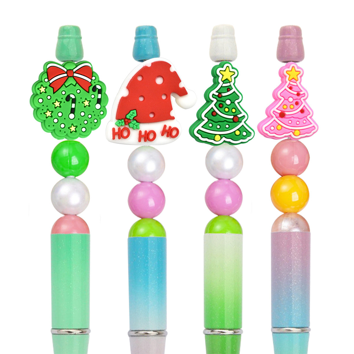Wholesale Random 100pcs PVC Christmas Soft Focal Beads ACC-BDS-RYY001