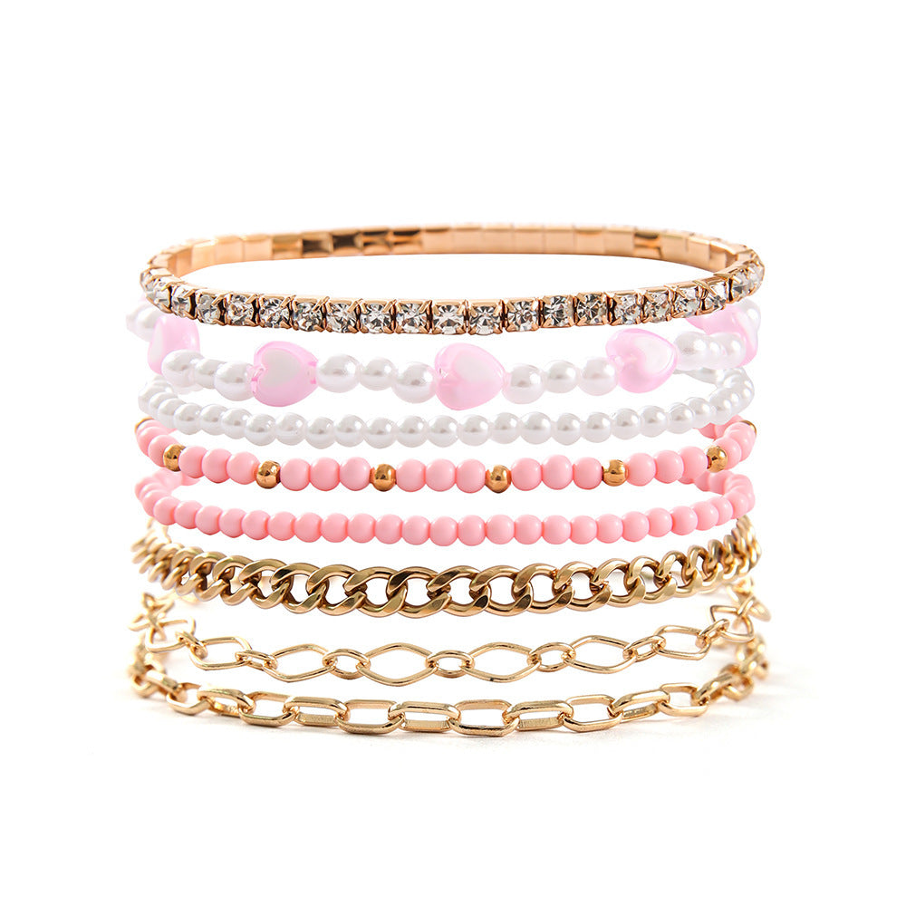 Wholesale Valentine's Day Stacking Bracelet Sets