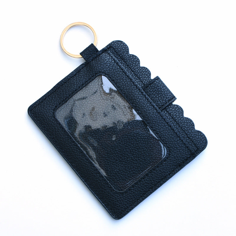 Wholesale Colorful PU Pickup Bag Keychain Wristlet Keychain ACC-KC-QiuXue014