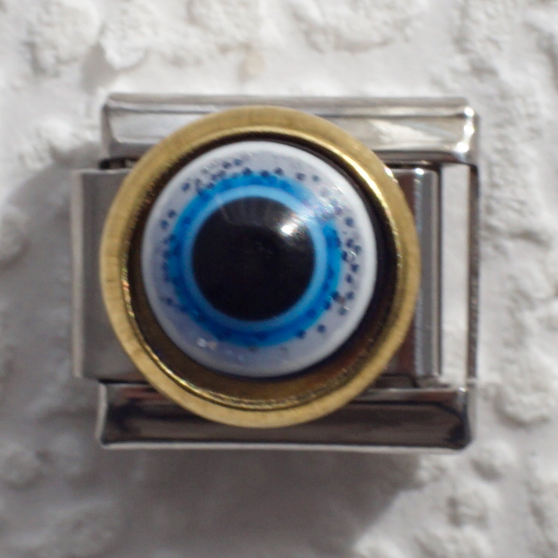 Wholesale Stainless Steel Devil' s Eye DIY Charm Elastic Bracelet Fashion Accessory for Boutique Resale