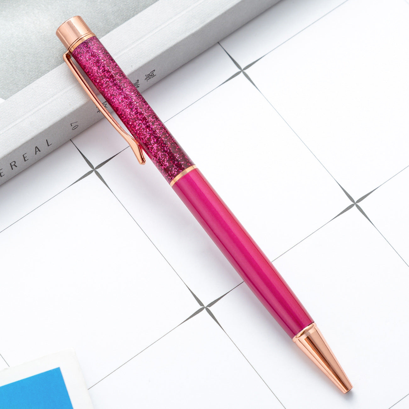 Wholesale Colorful Gold Powder Quicksand Pen Oil Pen ACC-PN-HuaHao002