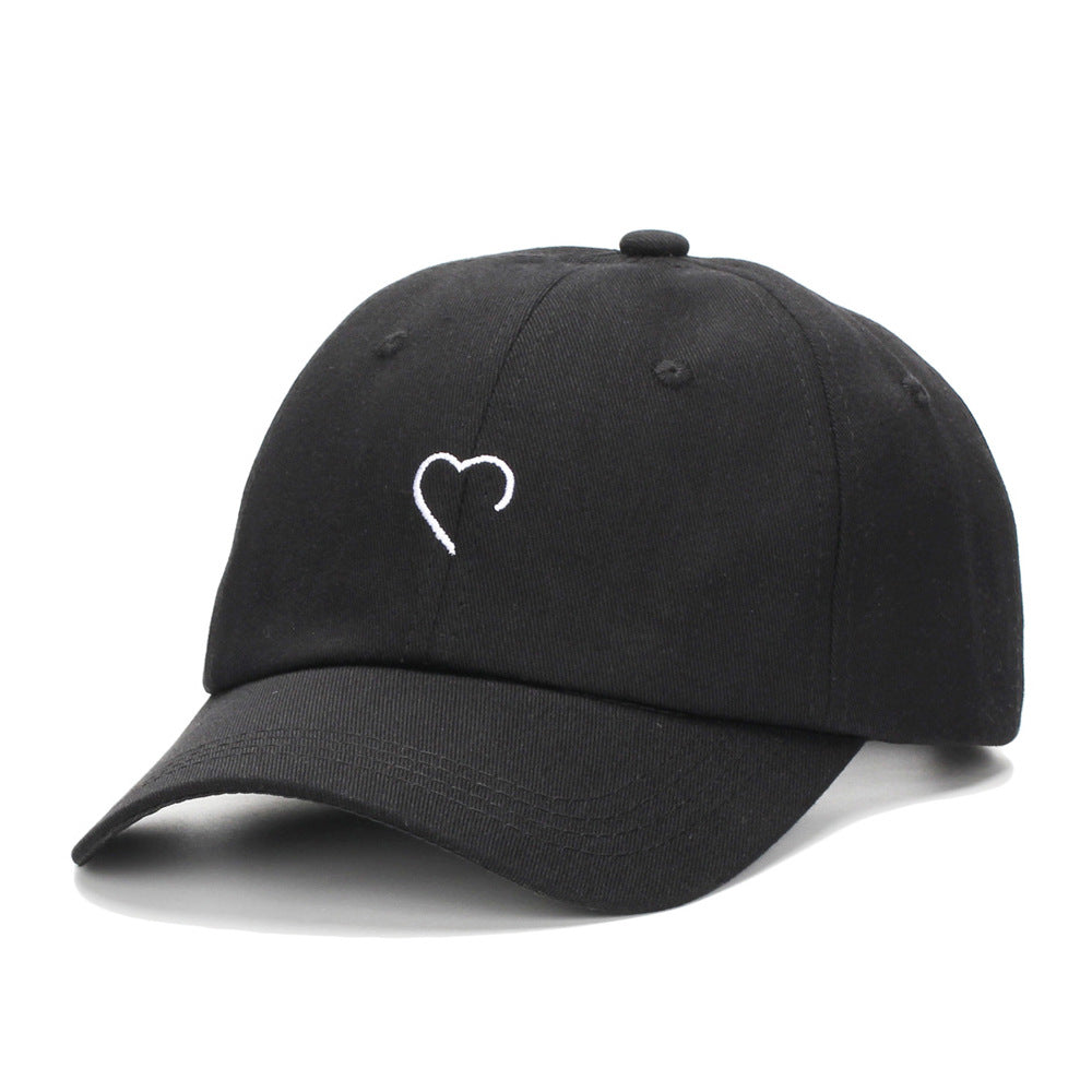 Wholesale embroidered heart baseball cap